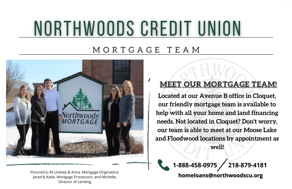 Meet the Northwoods Credit Union Mortgage Team!