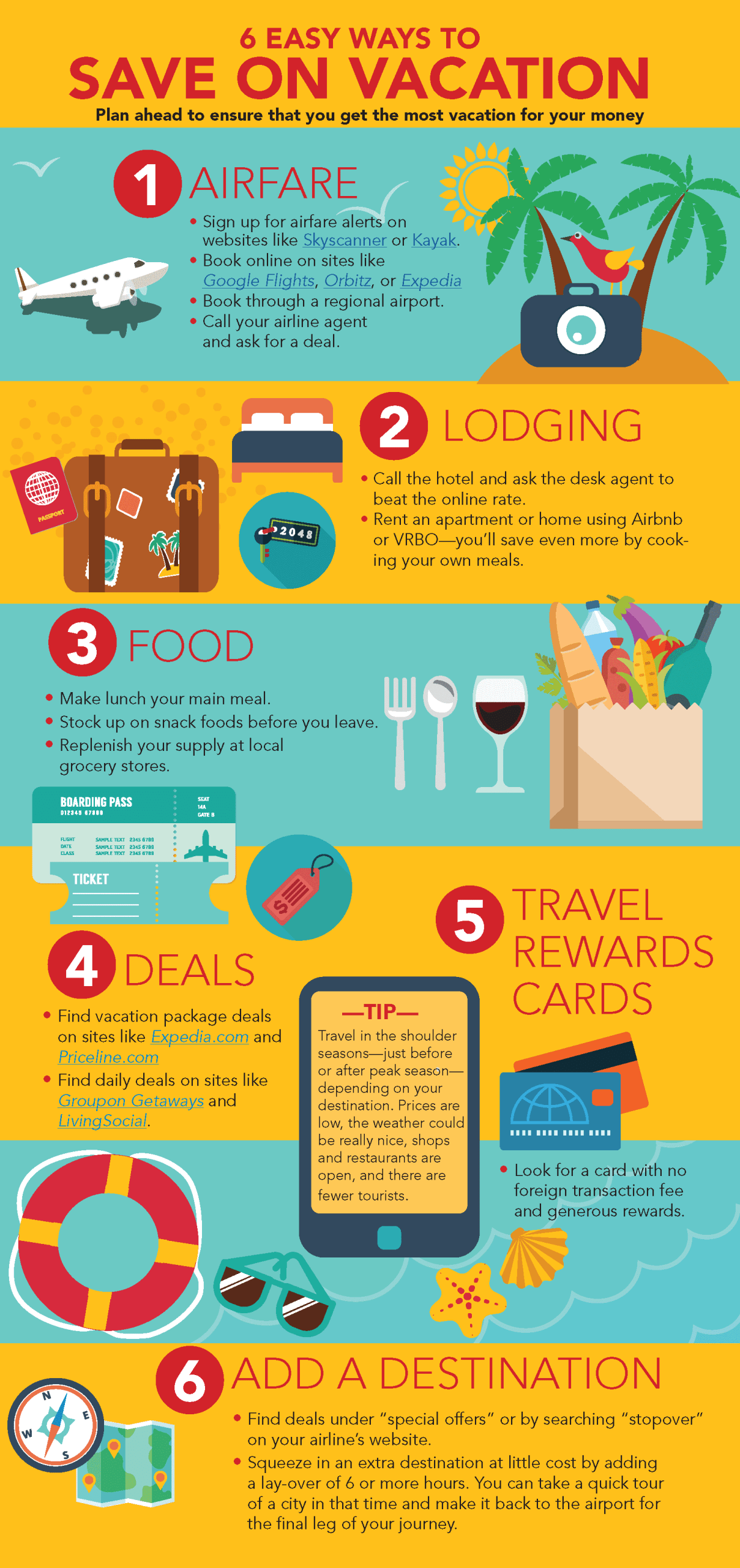 6 Easy Ways To Save On Vacation