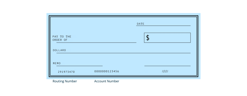 Example Check Northwoods Credit Union 