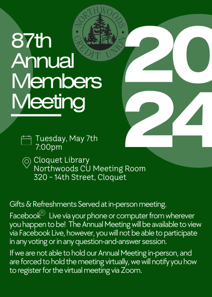 Northwoods Credit Union 2024 Annual Member Meeting