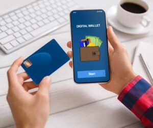 Digital Wallet on Mobile Device Touch Pay