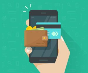 Digital Wallet on Mobile Device Touch Pay