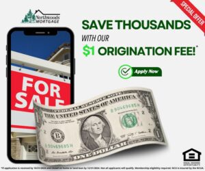 Save thousands with our $1 origination fee on home and land loans now.