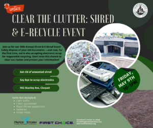 18th Annual Shred E-Shred Event, Cloquet, MN