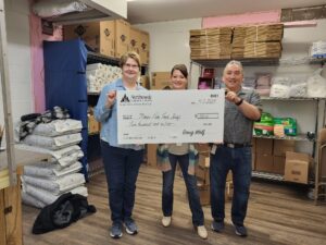 Terry Burn and Moose Lake Food Shelf Donation