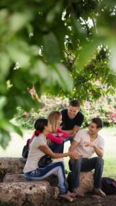 Student Friends Image Site Use | Northwoods Credit Union Students enjoying the outdoors in Minnesota.