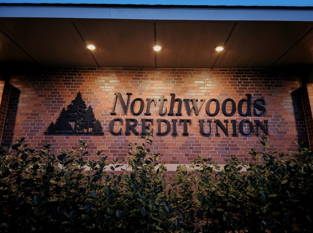 Northwoods Credit Union in Cloquet, Minnesota.