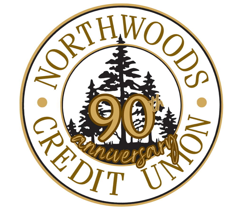 NCU 90th Anniversary Logo Northwoods Credit Union 90th Anniversary Logo