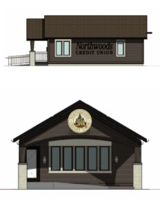 NCU Hinckley Mock Up | Northwoods Credit Union Northwoods Credit Union Hinckley, MN Mockup